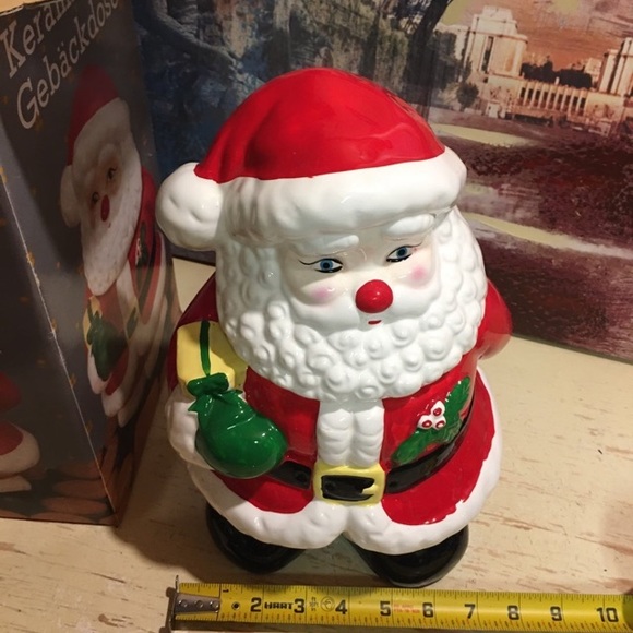 Vintage Santa Holiday Cookie Jar - Picture 9 of 12